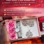 Coffret Cadeau Femme – Montre & Bijoux de Luxe